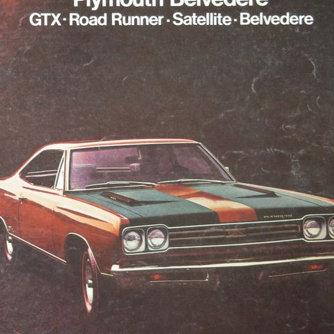 Plymouth 1969 brosjyre