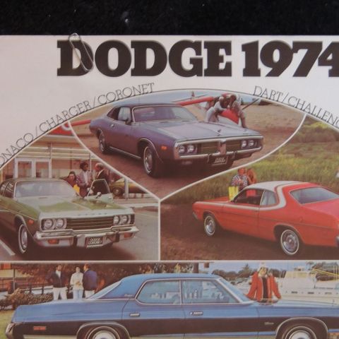 Dodge 1974 brosjyre alle biler