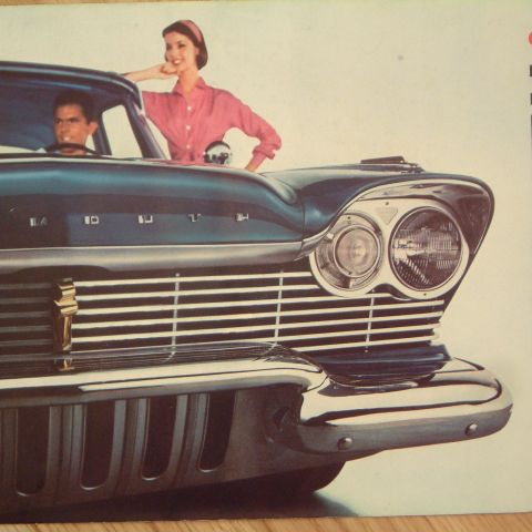 1957 Plymouth brosjyre