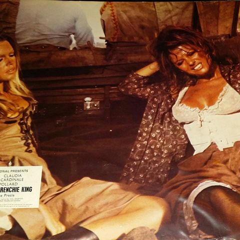 VINTAGE ORIGINAL LOBBY CARD AV BRIGITTE BARDOT & CLAUDIA CARDINALE