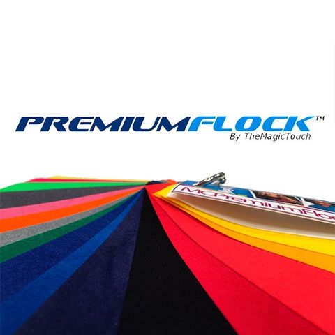 123 Premium Flock tekstilfolie kuttefolie til Tekstiltrykk