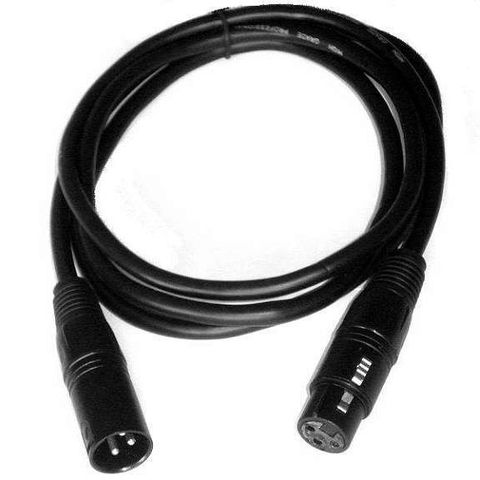 XLR - XLR Kabel 15 m (1pk, 2pk, 5pk, 10pk og 20pk)