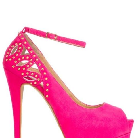 Pumps pink str 39 helt nye