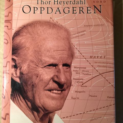 Thor Heyerdahl samling. 12 bøker for 350 kr