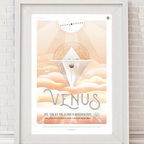 Venus - Nasa Vintage Turist Plakat