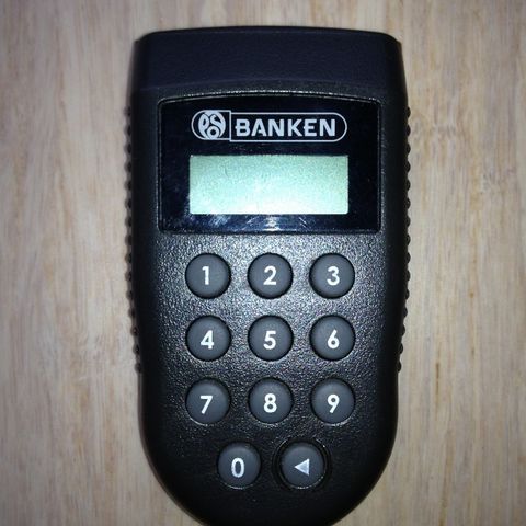 Old Post Banken Security Code Unit