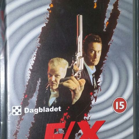 VHS SMALL BOX.F/X MANNEN SOM DØDE TO GANGER.