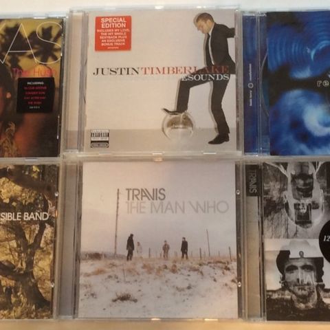 Mye bra musikk! 10 CD`er med artister på T.