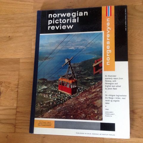 Norwegians pictorial review. 12 bøker,  fra 1962--1965.  Retro....