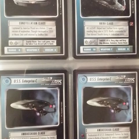 1079 Star Trek CCG kort selges