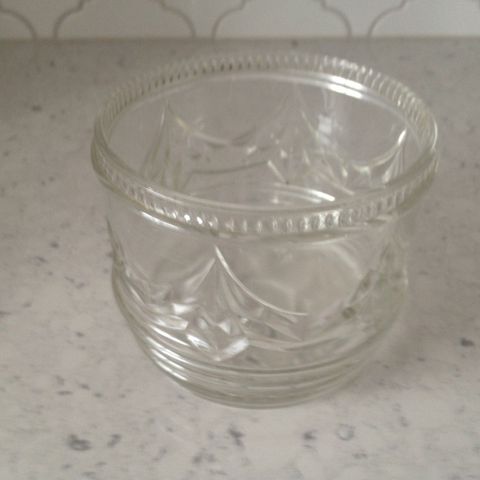 1920s-30s Glass Biscuit Bowl