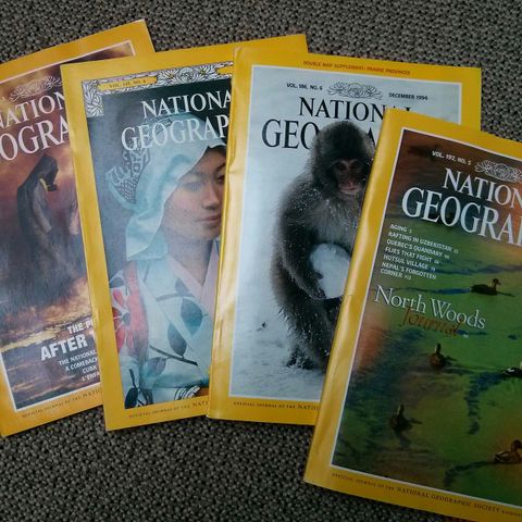 National Geographic     eldre årganger