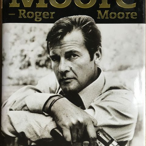 Roger Moore selvbiografi signert utgave - "Mitt navn er Moore, Roger Moore"