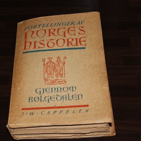 Gammel bok: Fortellinger av Norges Historie - Gjennom bølgedalen