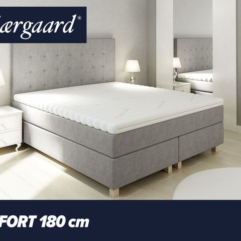 SKJÆRGAARD® COMFORT 180 CM KONTINENTALSENG/SENG/MADRASS/DOBBELTSENG SALG!