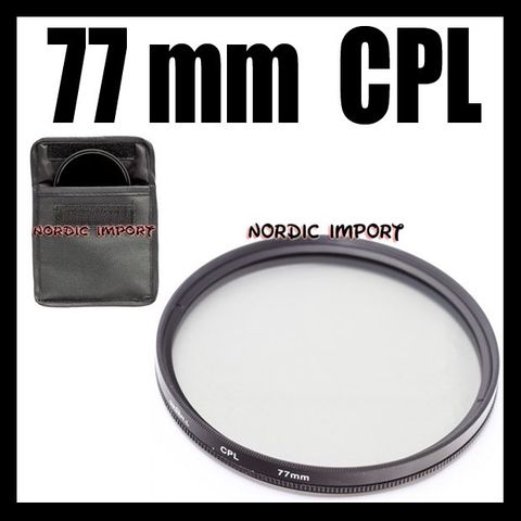 77mm CPL filter / polariseringsfilter