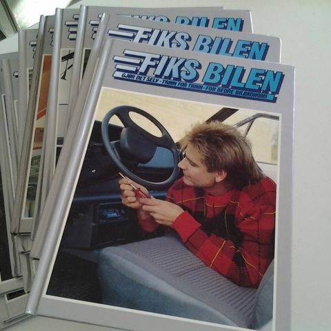 Bøker: Fiks bilen selges billig