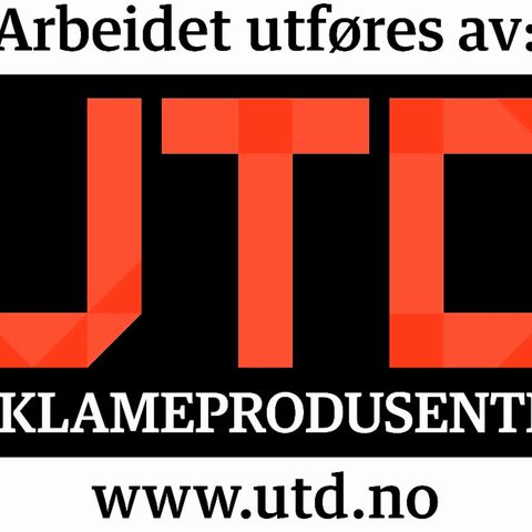 "Arbeidet utføres av" Banner - Seil - Byggeplass - SE PRISENE!