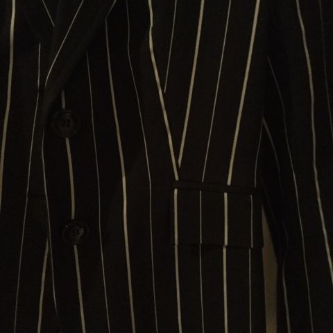 Pinstripe dressjakke fra Zara - str. 38