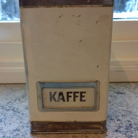 Vintage kaffeboks