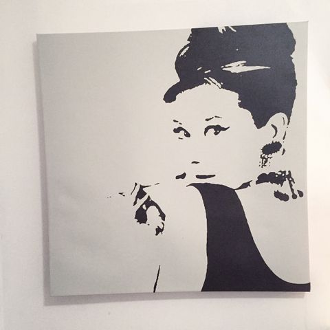 Audrey Hepburn bilde fra IKEA