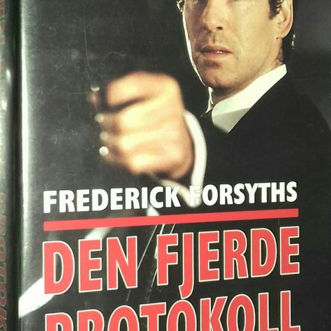 VHS SMALL BOX.FREDERICK FORSYTHS DEN FJERDE PROTOKOLL.