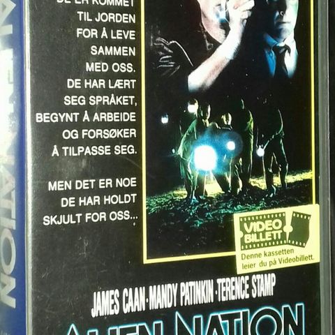 VHS SMALL BOX.ALIEN NATION.