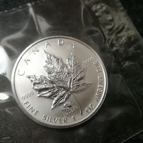 Canada 5 dollars 2000, 1 oz 0.999 sølv dragon privy unc kv