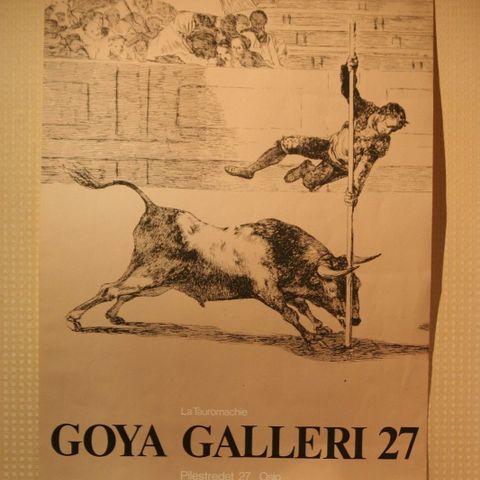 Galleri plakat "La Tauromachie" Goya Galleri 27