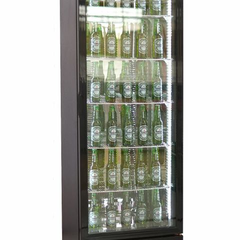 Bar kjøleskap med glassdør 293 liter
