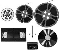 Smalfilm og kamera/videokassetter overføres til DVD/minnepinne