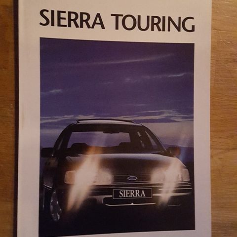 Brosjyre Ford Sierra Touring 1992