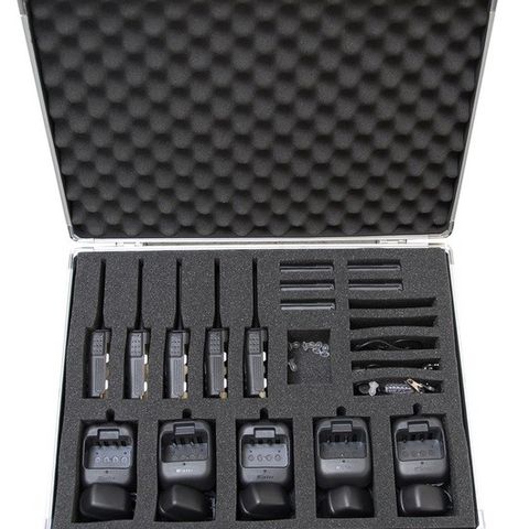 10 stk security UHF radioer, proff pakke