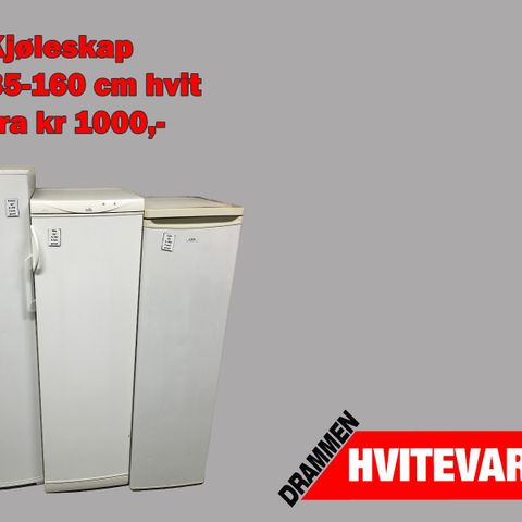 BRUKT; Kjøl/Kombiskap 80CM-200 CM med garanti
