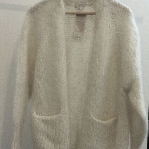 *NY* H&M Cardigan i myk mohair ull 80 %