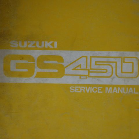 Suzuki GS450 Original Service Manual1980/81