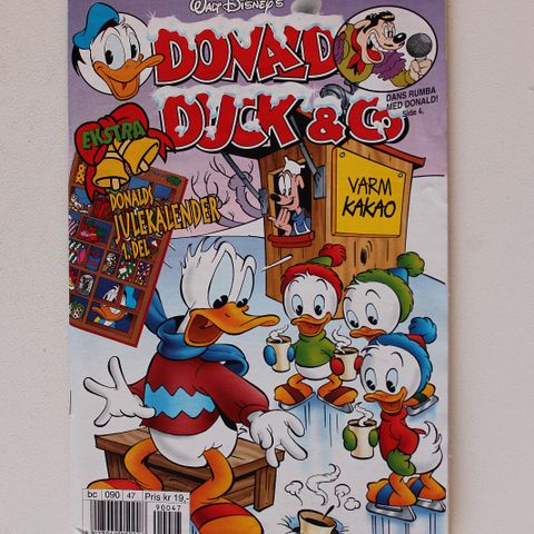 DONALD DUCK 1999 MED JULEKALENDERE