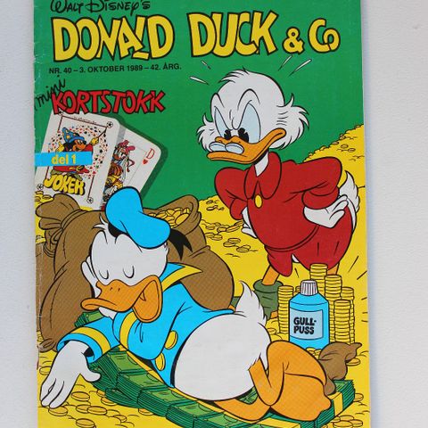 DONALD DUCK 1989 MED TING I