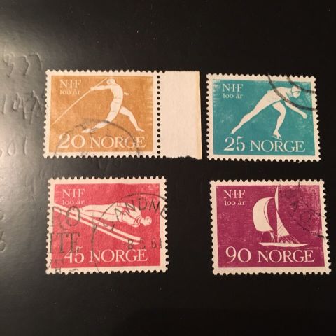 Norske frimerker 1961