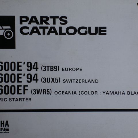 Yamaha XT600E/XJ600S 1994 Originale delekataloger