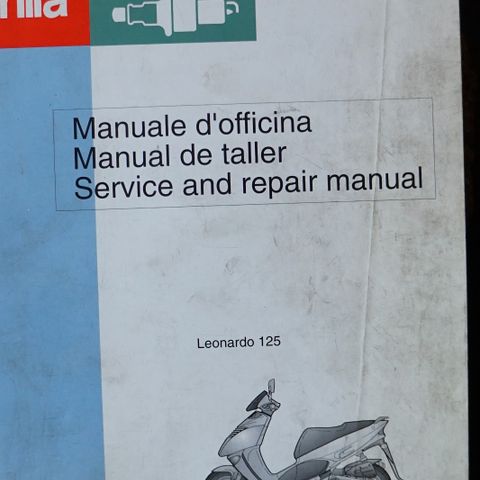 Aprilia Leonardo 125 scooter Service  Manual