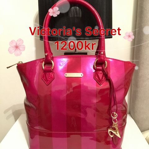 Victorias secret patentet skinn veske