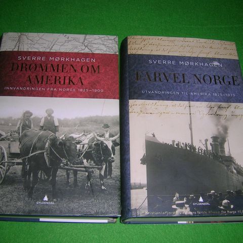 Bøker om utvandringen fra Norge til Amerika + andre land