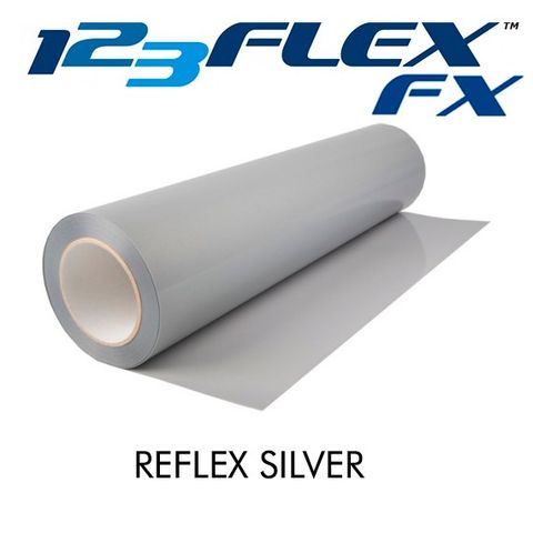 Reflex Folie til tekstiler 123Flex Sølv