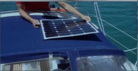 100 watt fleksibel solcellepanel pakke for båt, camping bil/vogn,