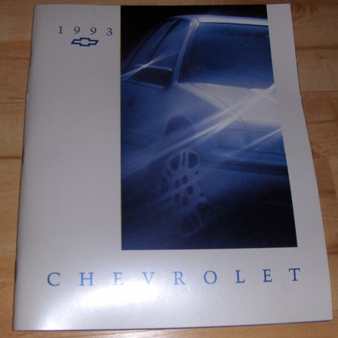 Chevrolet brosjyre 1993