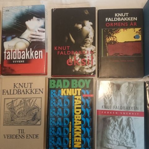 BokFrank: Knut Faldbakken - 15 bøker