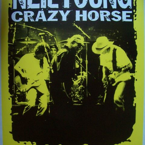 NEIL YOUNG CRAZY HORSE - Eurotour ´01 (Plakat)