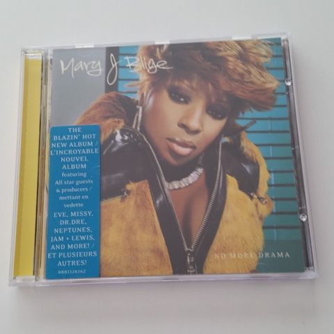 Mary J Blige - No More Drama (CD, 1st Edition)