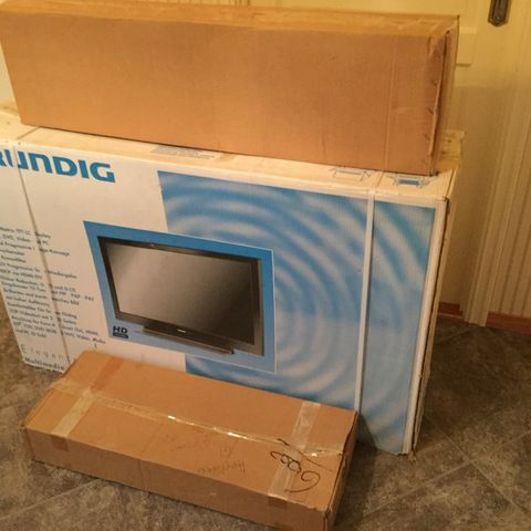 Ny Lcd tv, 37" m. Løse høytalere,